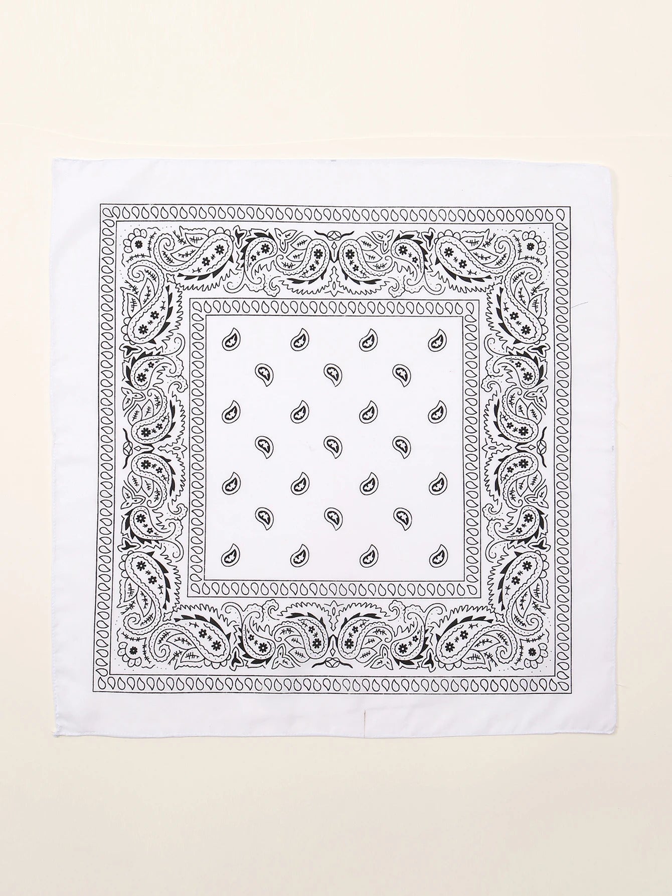 54cm*54cm Fashion Cotton Hip Hop Head Scarf Paisley Square Scarves Headwear Bandanna Hair Band Neck Wrist Wrap Band Accessories