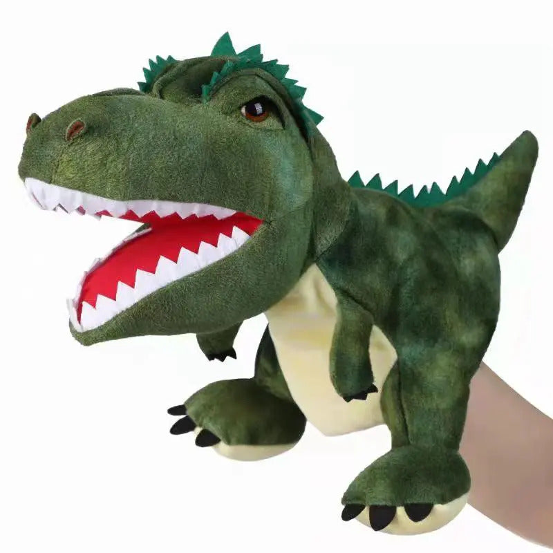 Stuffed Plush Dinosaur Toys Hand Finger Story Puppet Kawaii Dolls Educational Baby Toys Tyrannosaurus Rex Children Gift