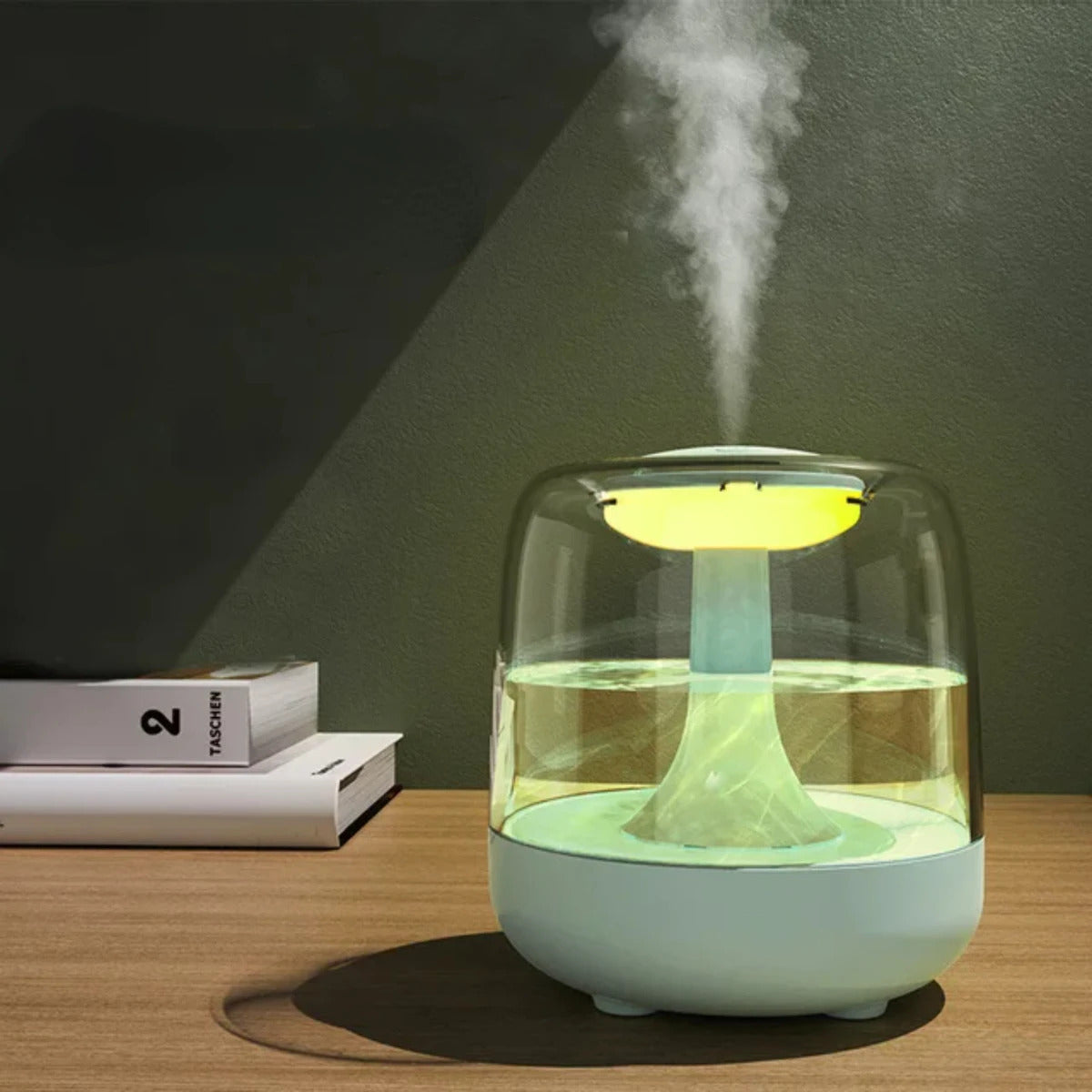 Transparent Ultrasonic Essential Oil Diffuser Cool Mist Humidifier Quiet Bedroom Desk
