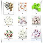 Newest  20mm 100pcs/bag Resin Rhinestone Glow In Dark Beads For Fashion Chunky Jewelry/Necklace