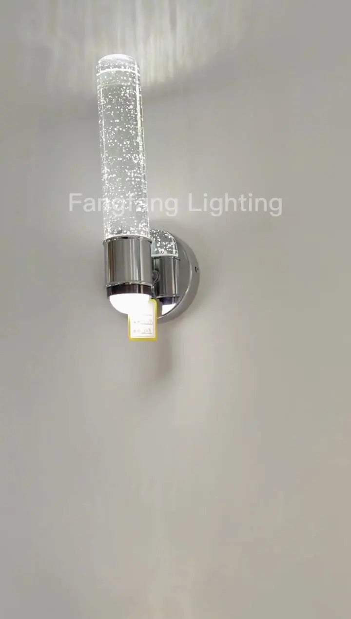 Modern Bubble Crystal Wall Lamps LED Wall Sconces Living Room Bedroom Bathroom Corridor Aisle Indoor Decor Home Hanging Lights