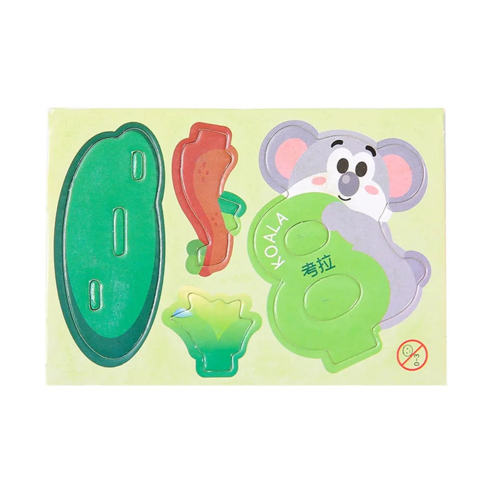 30pcs New Paper Jigsaw Puzzles 3D Early Education Puzzle Model Handmade Children's Toys Assembly Model Kids