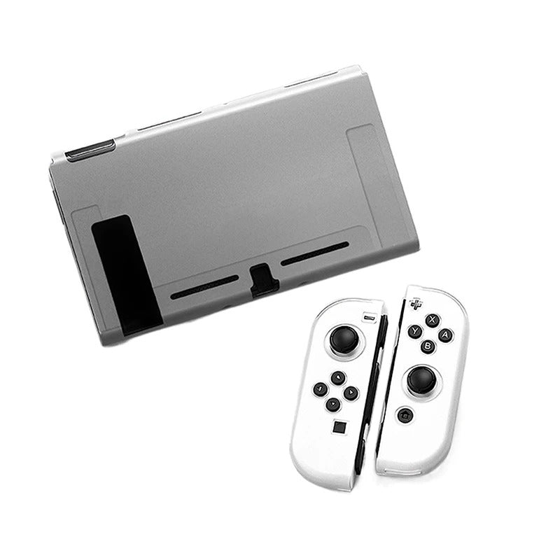 Protective Case Compatible With  Switch OLED Console And Joy-Cons, Switch Can Be Inserted In Dock With Shell