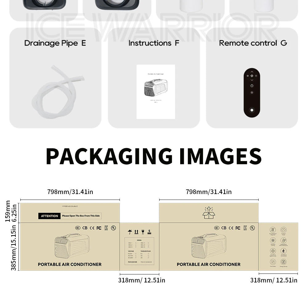 5200btu Mini Air Cooler Portable Air Conditioner Dehumidifier For Car Multi-Function Camping Tent Air Dehumidifier For Room