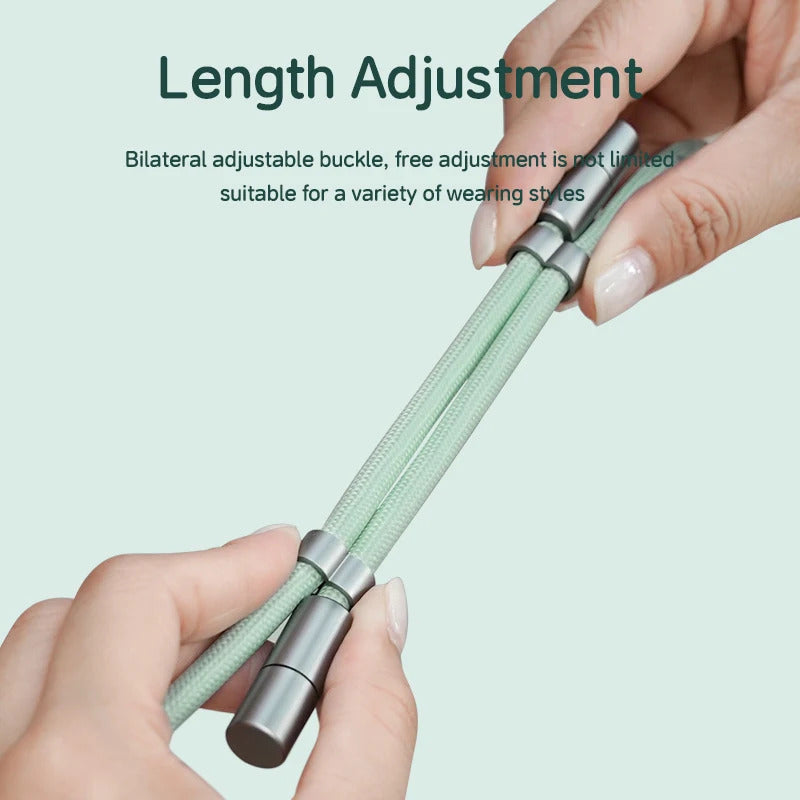 Hagibis Universal Phone Lanyard USB C Cable 2 in 1 Phone Strap C to C/C to L Charging Cord for iPhone 15 14 Pro Max Most Phones