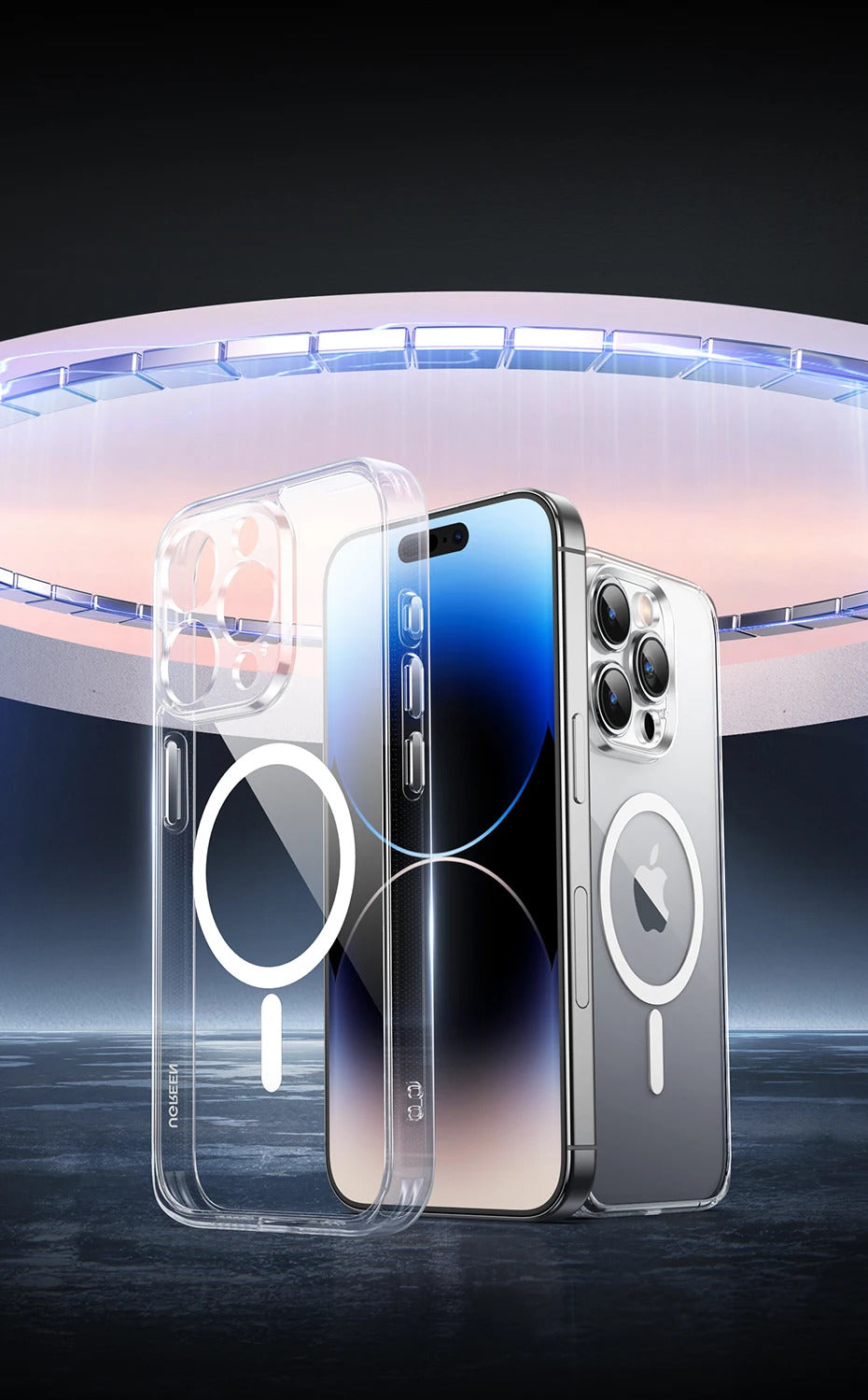 UGREEN Magnetic Case for iPhone 16 15 14 13 Pro Max Case Shockproof Cover for iPhone 16 Pro Max 15 Plus 16pro Macsafe TPU Cases
