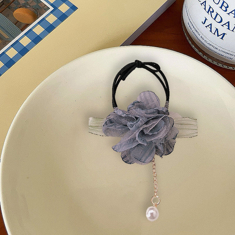 Vacation Organza Flower Hair Clip Travel Outing Hair Accessories Atmosphere Clip Duckbill Clip Hairpin Side Clip Hair Ornament