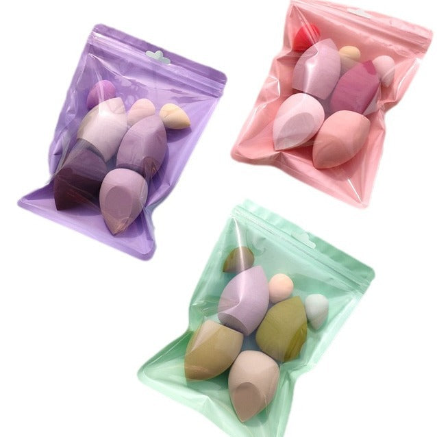 Cross-border Hot-Selling Beauty Sponge Egg Box Internet Celebrity Gradient Sponge Cushion Puff Makeup Tool Genuine Dry and Wet Dual Use