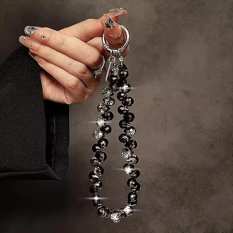Internet celebrity flash mobile phone chain new mobile phone chain wrist crystal chain 2023 jewelry bag accessories key lanyards
