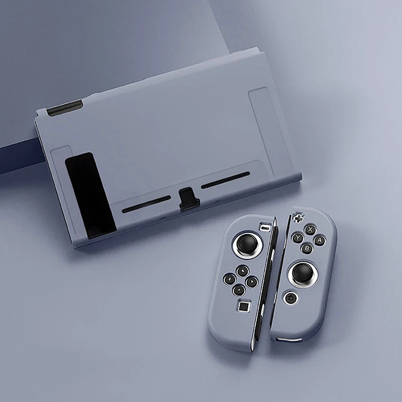 Protective Case Compatible With  Switch OLED Console And Joy-Cons, Switch Can Be Inserted In Dock With Shell