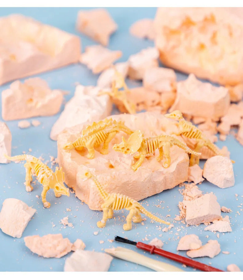 Educational Dinosaur Fossil Excavation Toys Archaeological Dig DIY Assembly Model For Children Boys Girls Birthday Xmas Gifts