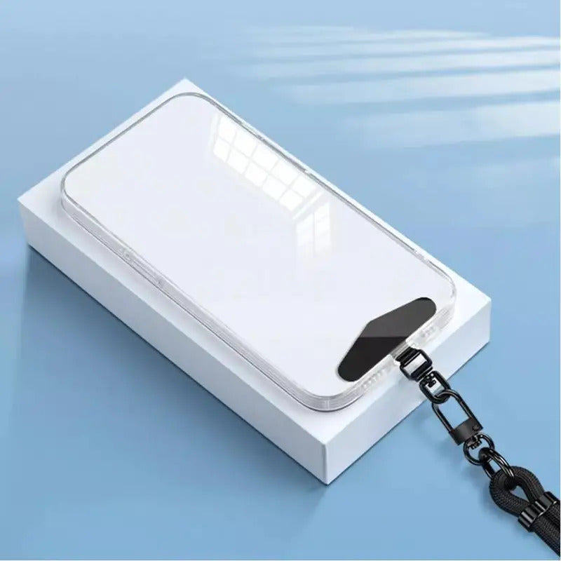 Upgrated 360 Rotatable Steel Phone Tether Tab Metal Patch Gasket Cellphone Lanyard Safety Connecter Piece New