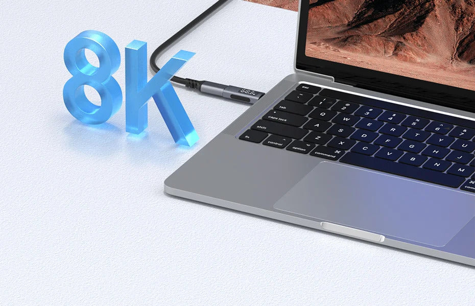 Hagibis LED Display 240W USB C Adapter Type C to USB C USB4 Connector 40Gbps 8K@60Hz for Thunderbolt 4/3 iPhone 16 Macbook Pro