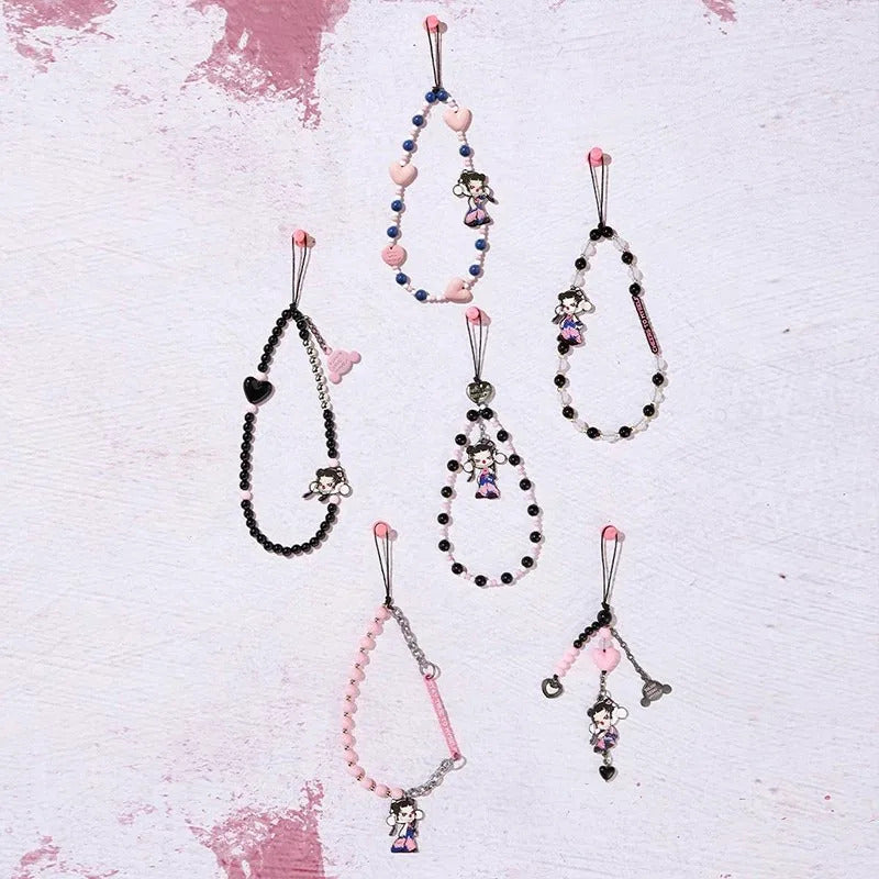 POP MART SKULLPANDA CHEERS TO MYSELF SERIES - Phone Charm Blind Box Mystery Box Guess Bag Toys Doll Cute Anime Figure Desktop