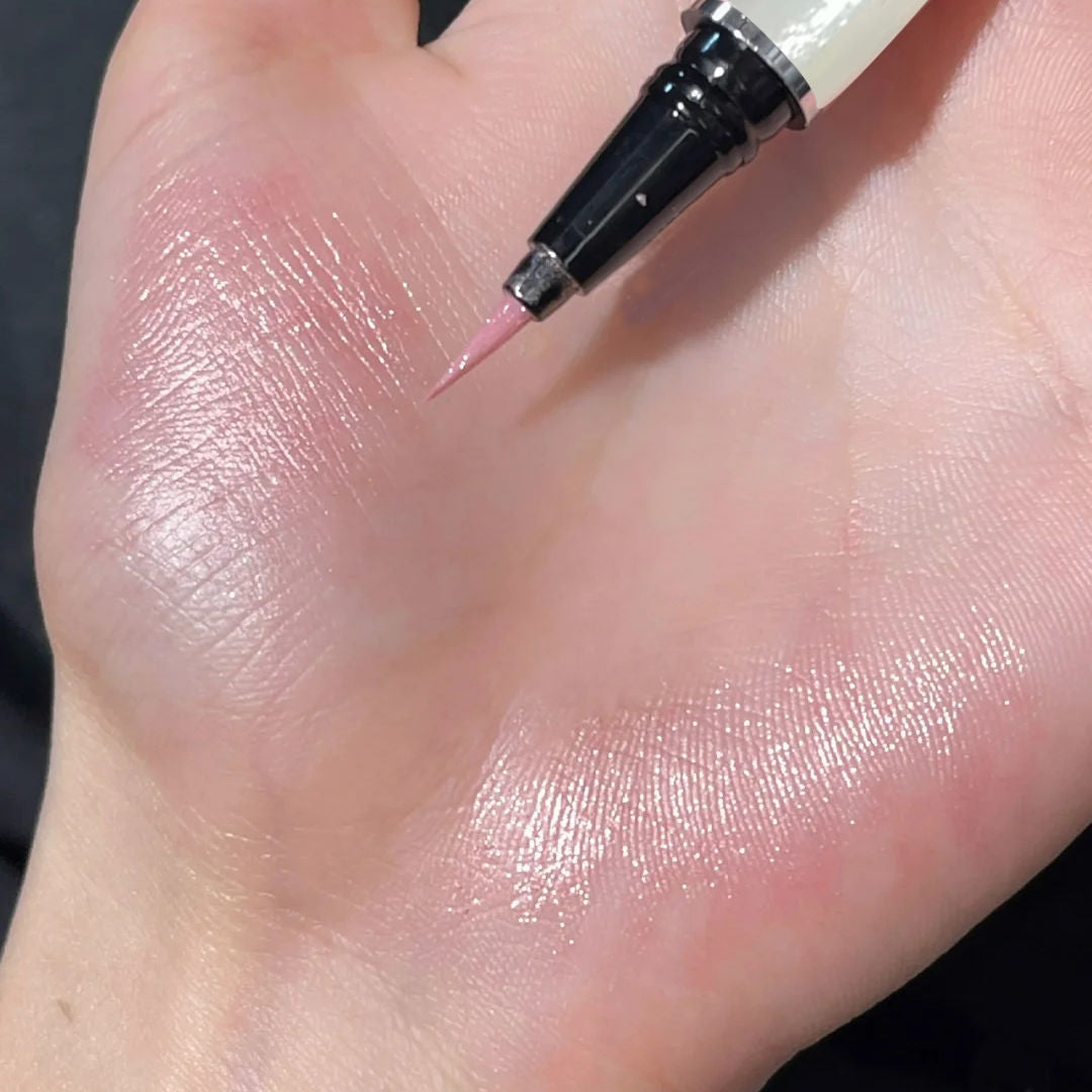Diamond in the Debris Tear Feeling ~ Ultra-Fine Flash Waterproof Sweat-Proof Liquid Eyeliner Brightening Pearlescent Eye Shadow Pen Long Lasting Non Smudge