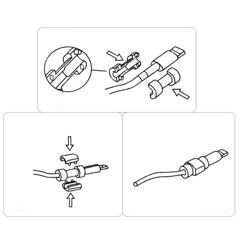 Candy Color Mobile Phone And Computer Data Cable Protective Cover Universal Headphone Charging Cable Protector