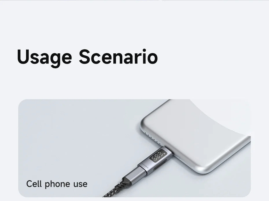 Hagibis LED Display 240W USB C Adapter Type C to USB C USB4 Connector 40Gbps 8K@60Hz for Thunderbolt 4/3 iPhone 16 Macbook Pro