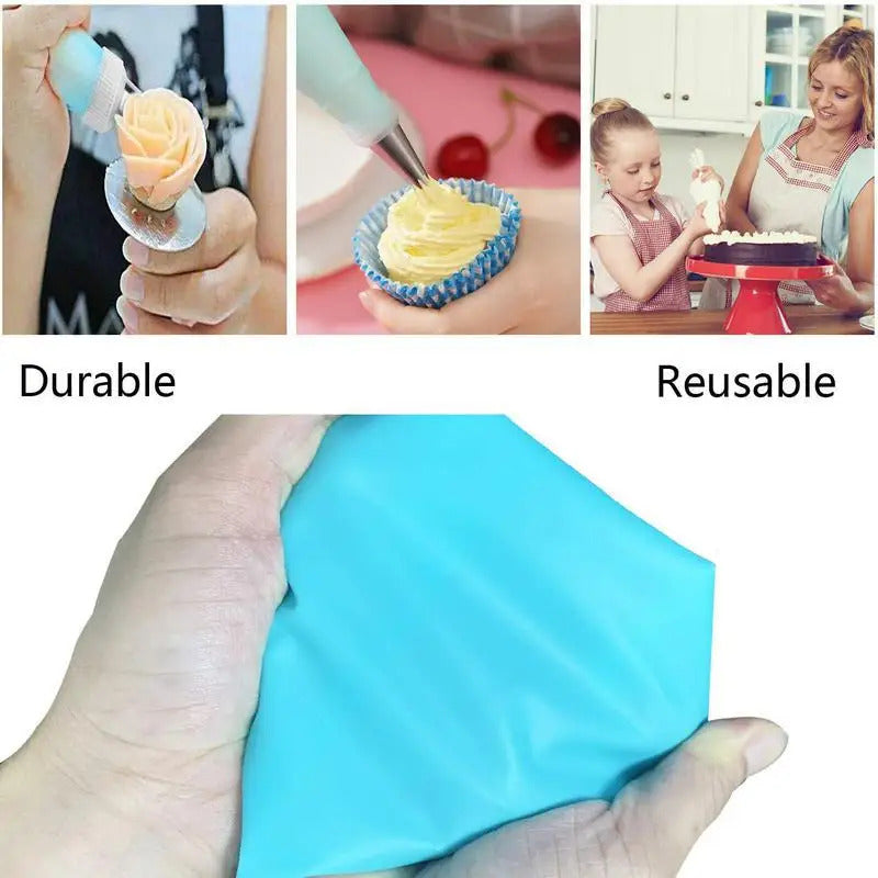 Nozzle piping cake decorating tools Confectionery equipment Kitchen accessories Pastry bag and bakery set stainless steel socket