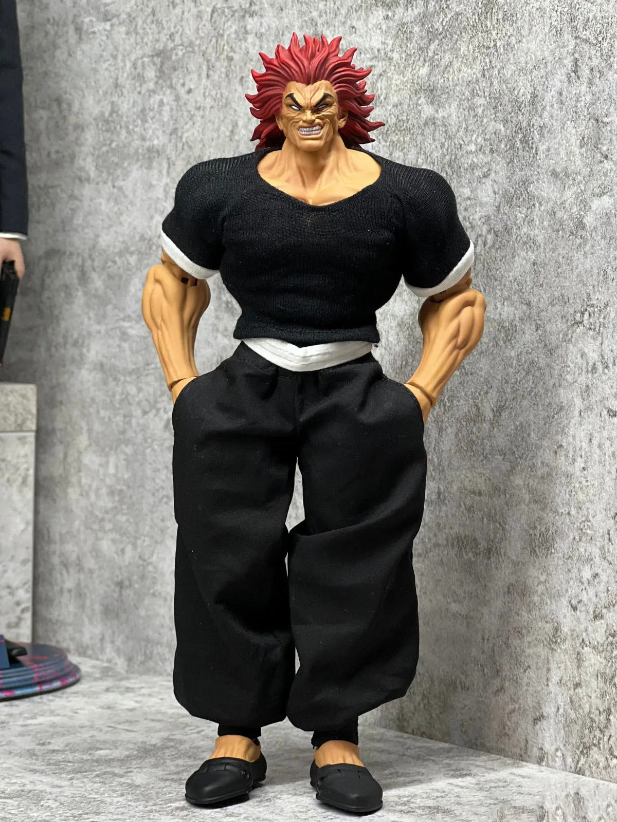 Anime Hanma Yurjiro action figures PVC statue desktop decoration Hanma action figure model toy birthday gift 18cm