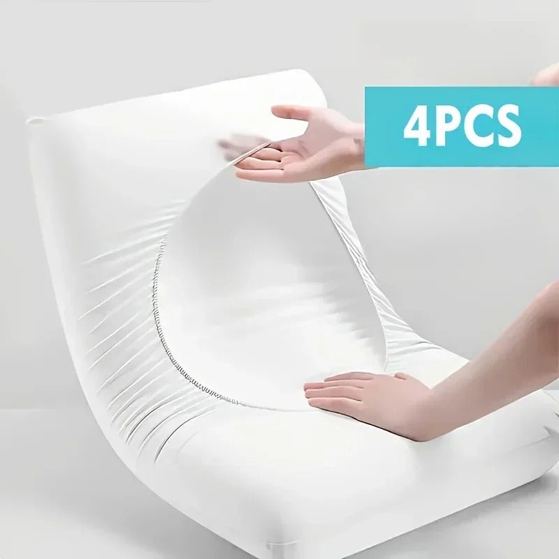 4pcs Disposable Travel Pillowcases - Soft Non-Woven Fabric Covers | Hand Washable for Hotels & Beauty Salons Camping Essentials