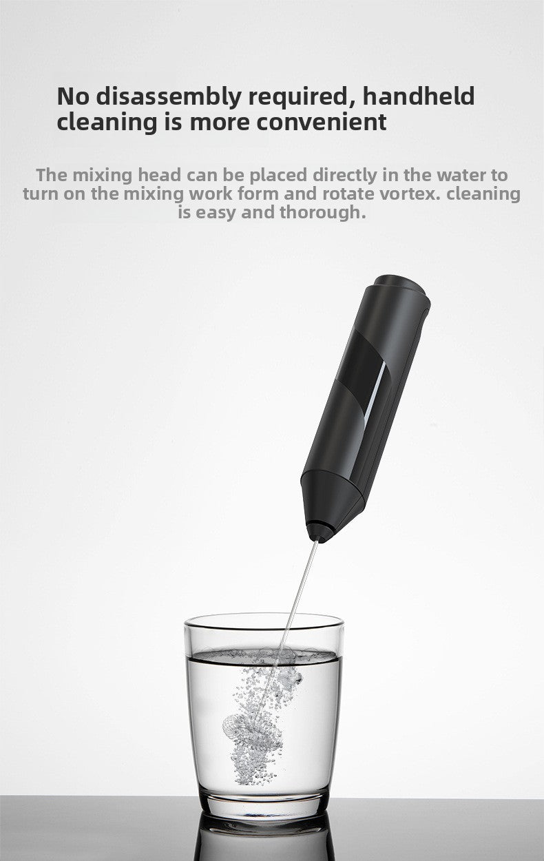 Amazon Electric Milk Beater New Stainless Steel Coffee Cream Electric Milk Beater Egg Beater Portable Blender