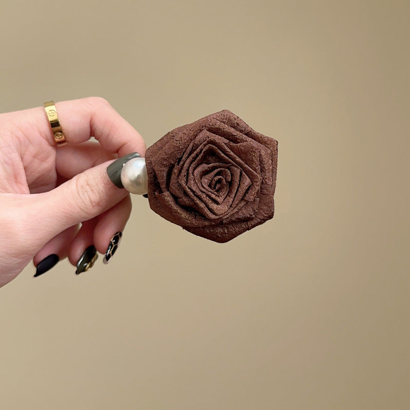 Holiday Organza Flower Barrettes Travel Travel Hair Accessories Atmosphere Clip Duckbill Clip Hairpin Side Clip Headdress