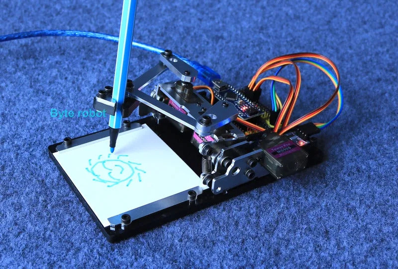XY Plotter Robot Arm with MG90 APP Drawing Sketchboard Manipulator For Arduino Robot DIY Kit NANO Programmable Robot Starter Kit