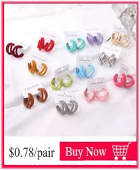 40mm 60mm 70mm 80mm Exaggerate Big Smooth Circle Hoop Earrings Brincos Simple Party Round Loop Bijoux for Women Jewelry