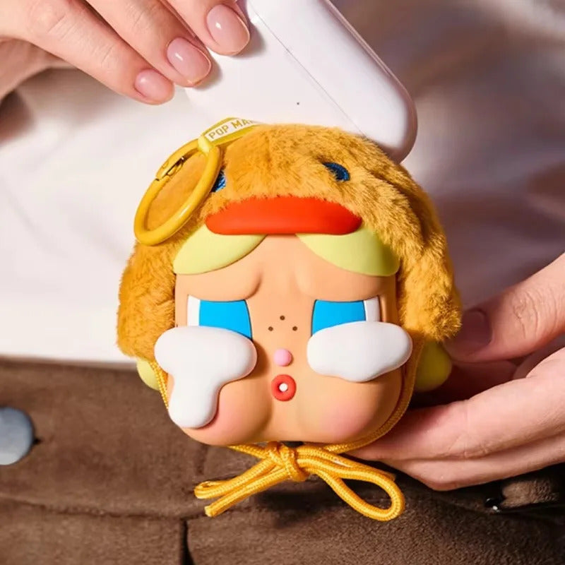 New Genuine Crybaby Series Action Figures Crying Duck Crying Duck Crying Bear Earphone Bag Kids Trendy Peripheral Fashion Gifts