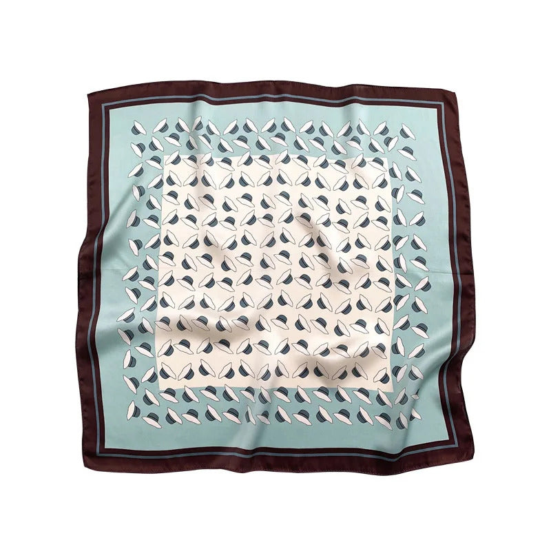 Scarf 100% Silk Bandana Women Square Scarves Wrap Kerchief Mulberry Spring Fashion Luxury High Quality Headband Hijab Shawls