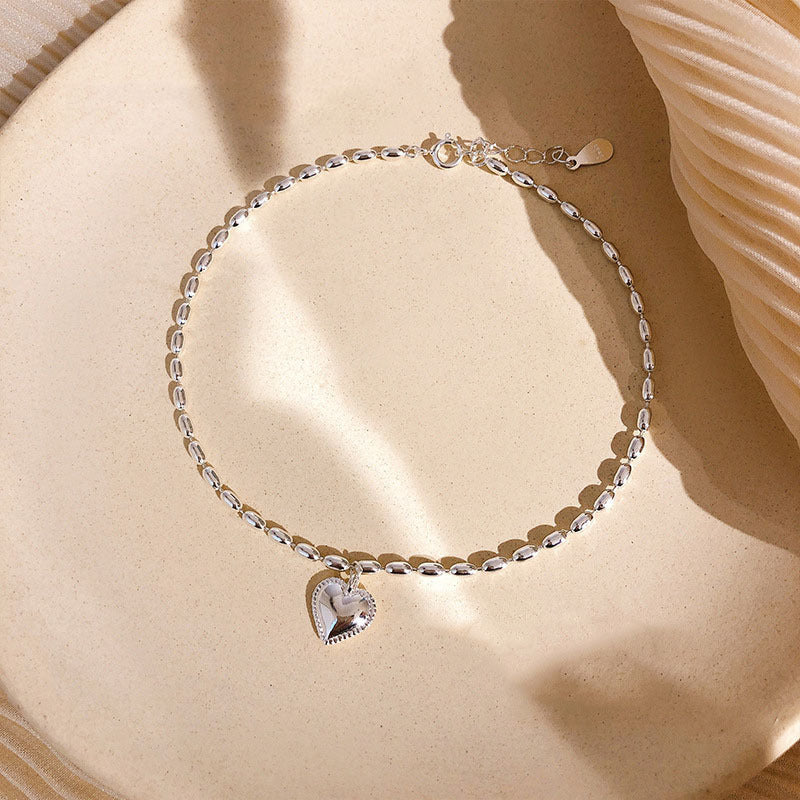 Love Fringed Zircon Bracelet for Women 2025 New Light Luxury Minority High-End Fashion All-Match Temperament Bracelet Necklace