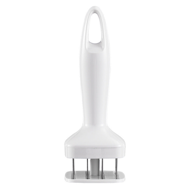 Stainless Steel Automatic Rebound Hammer Meat Tenderizer Needle for Home Kitchen Steak Tenderizing Beef Chicken Flavor Punching Tool