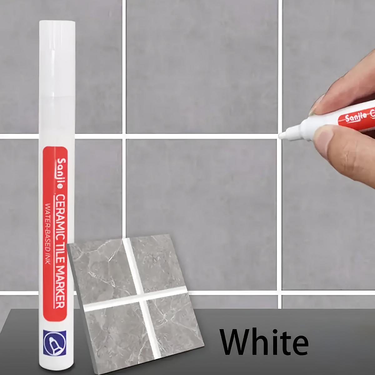 1pc Waterproof Tile Marker Grout Pen Wall Seam Pen For Tiles Floor Bathroom Decontamination Seam Repair Tools, For Hotel