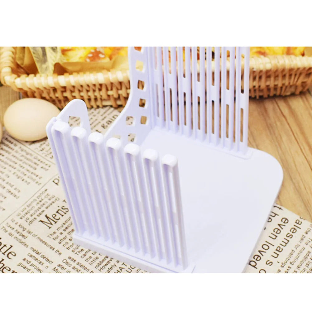 Toast Bread Slicer Stand DIY Foldable Toast Loaf Slicing Machine Multifunctional Bread Cutting Guide Tool for Homemade Bread