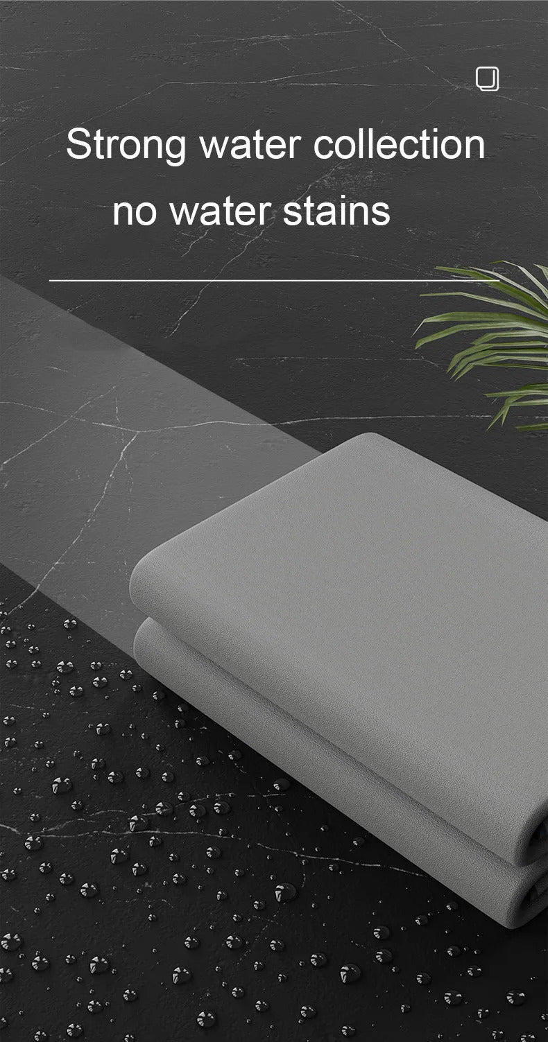 With the way to wash the car towel wiping cloth special absorbent car interior car chamois leather wipes do not lose hair double