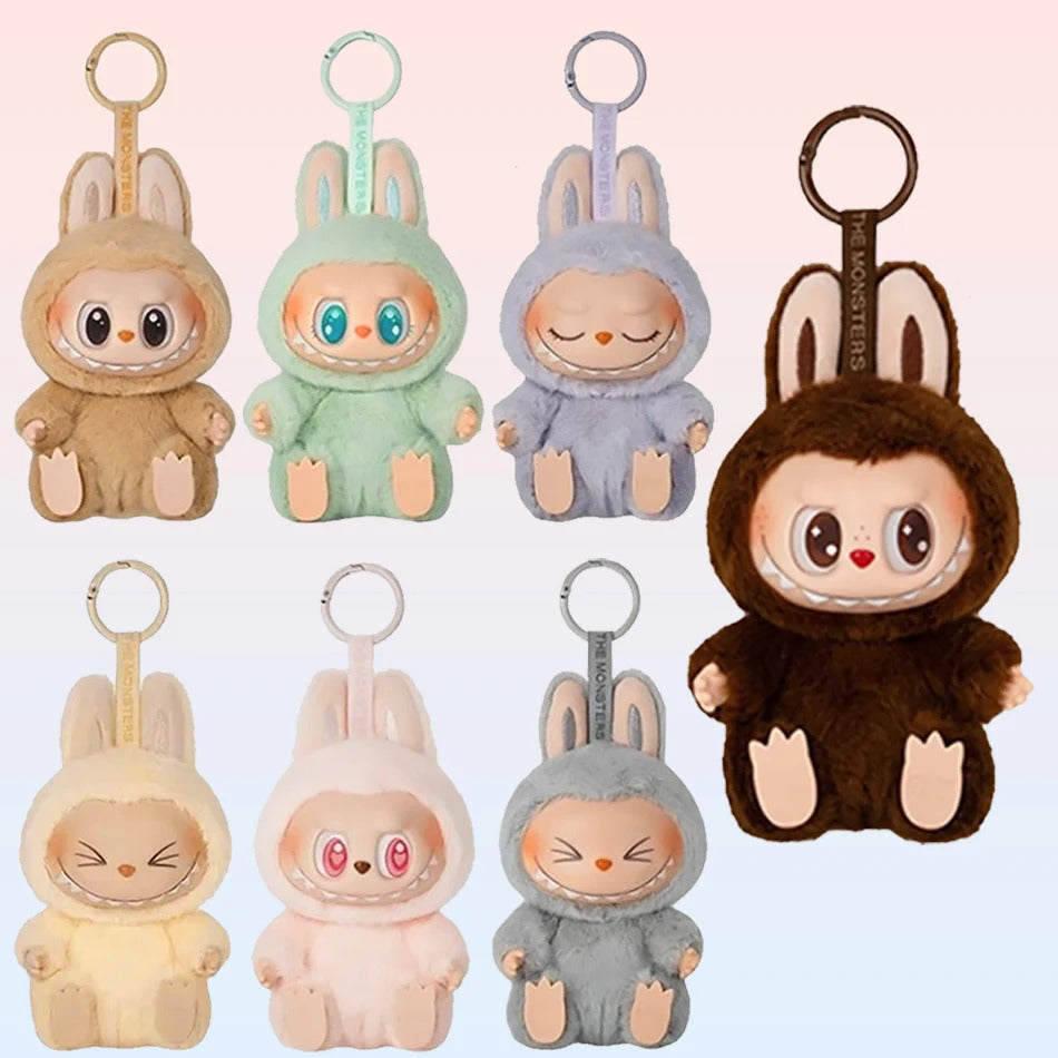 Hot Sale Anime Figure Labub Vinyl Pendant Doll Model Toy Cute Monster Replica Keychain Toys Birthday Gifts