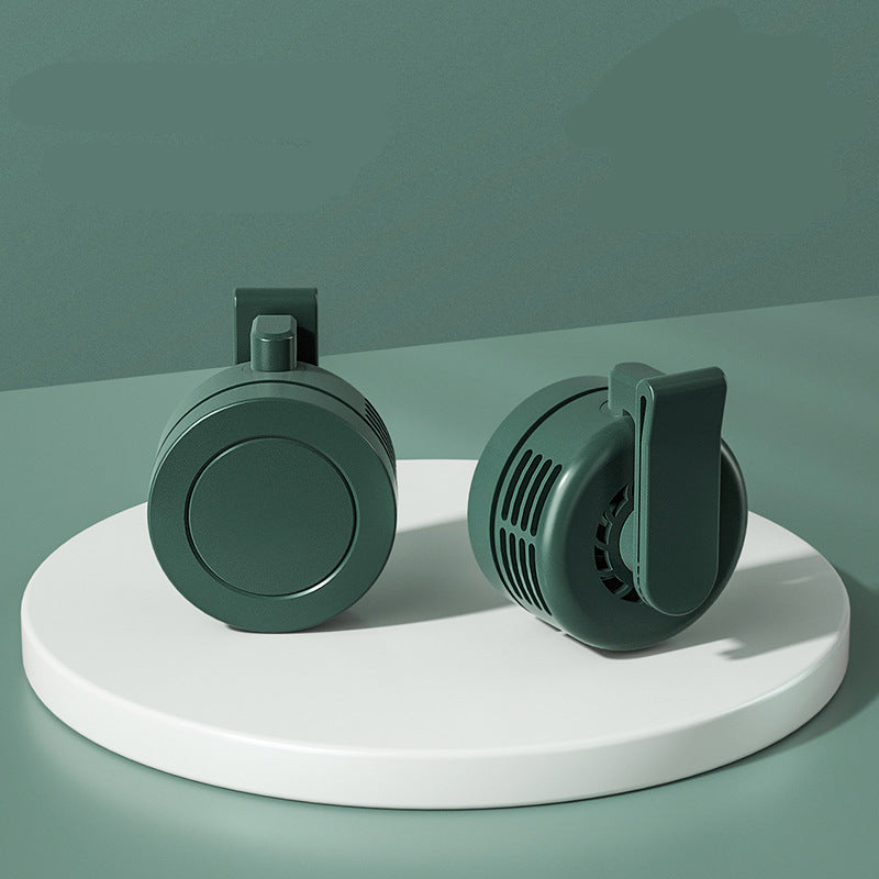 Clip-on Small Fan Quiet USB Portable Mini Neck Hanging Fan Desktop Handheld Fan