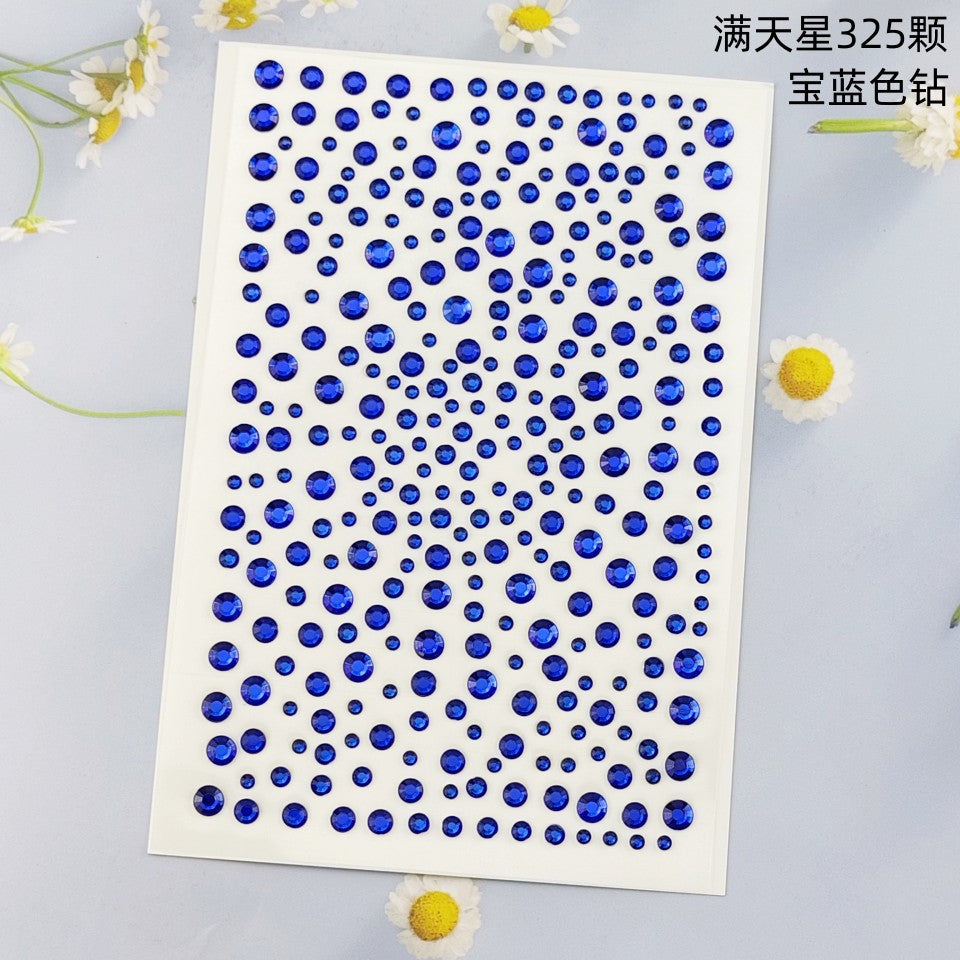 Glitter Gradient Butterfly Wing Tattoo Eye Corner Face Stickers Children's Eye Makeup DIY Stickers Fish Scale Performance Catwalk