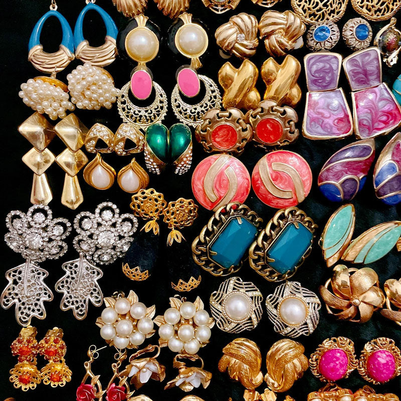 Vintage Earrings Fashion Versatile Ear Jewelry Niche Light Luxury High-end Accessories