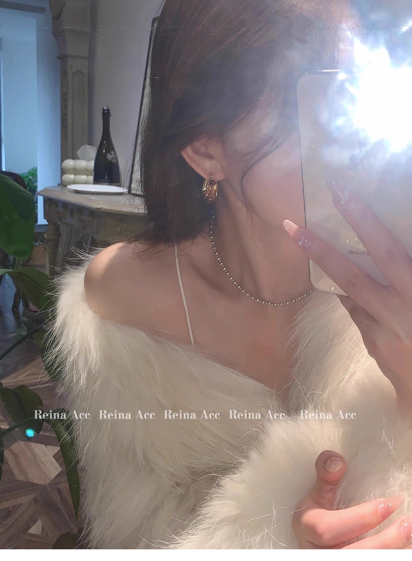 Maillard Earrings Earrings Brown Niche Design High-grade Ring Earrings Light Luxury Summer