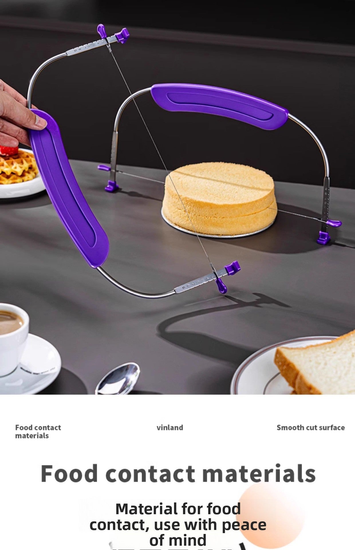 Single Line Cake Layered Cake Slicer Bread Toast Splicer Cake Baking Tools