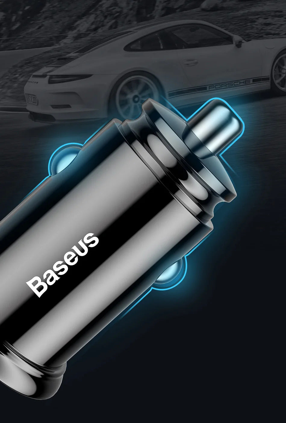 Baseus 5pcs USB Car Charger Quick Charge QC4.0 QC3.0 PD3.0 SCP PPS 5A Type C 30W Fast USB Charger For iPhone Xiaomi Mobile Phone