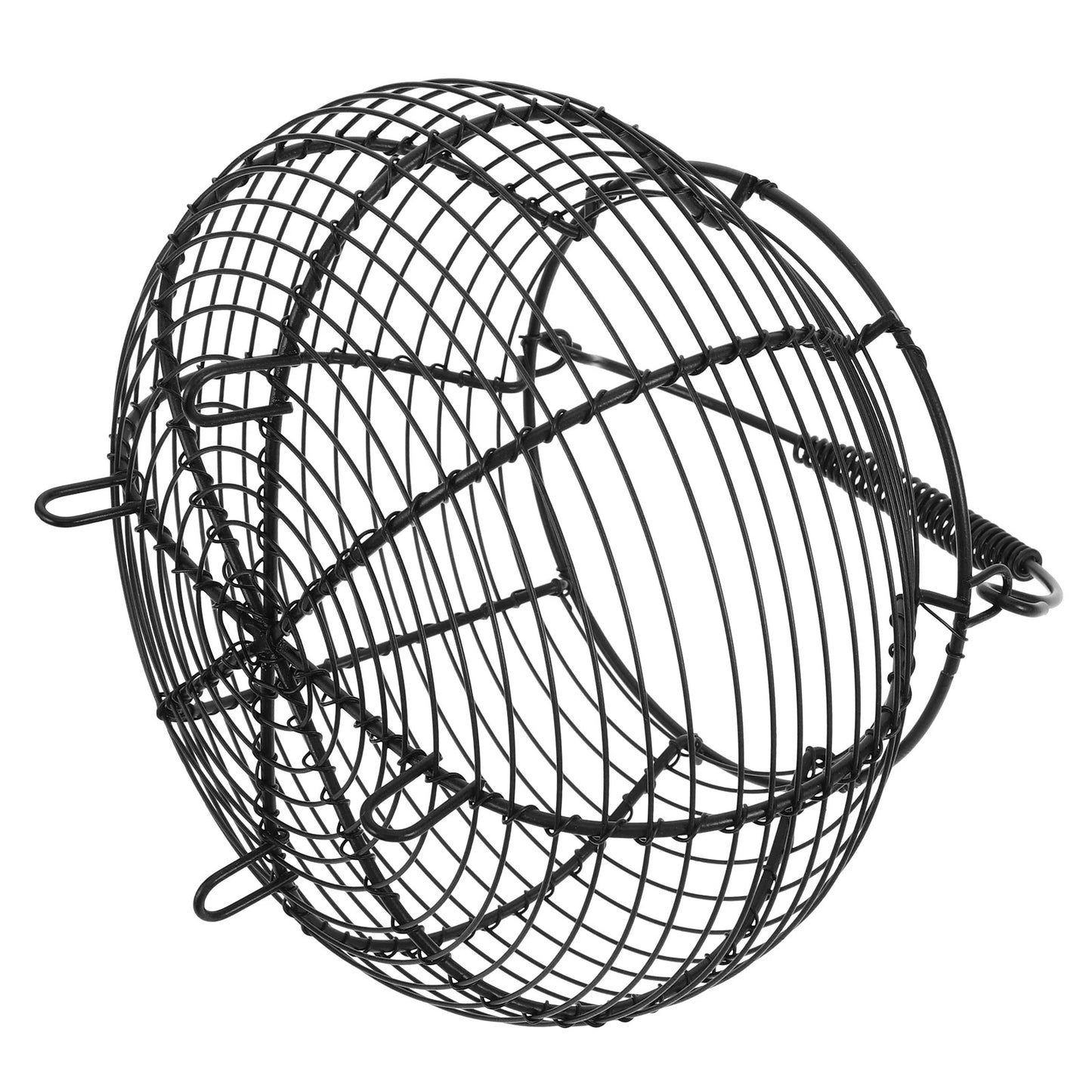 Round Iron Wire Basket Kitchen Grocery Storage Egg Container Vegetable Holder Fruit Baskets Home Storage ganization Iron Round