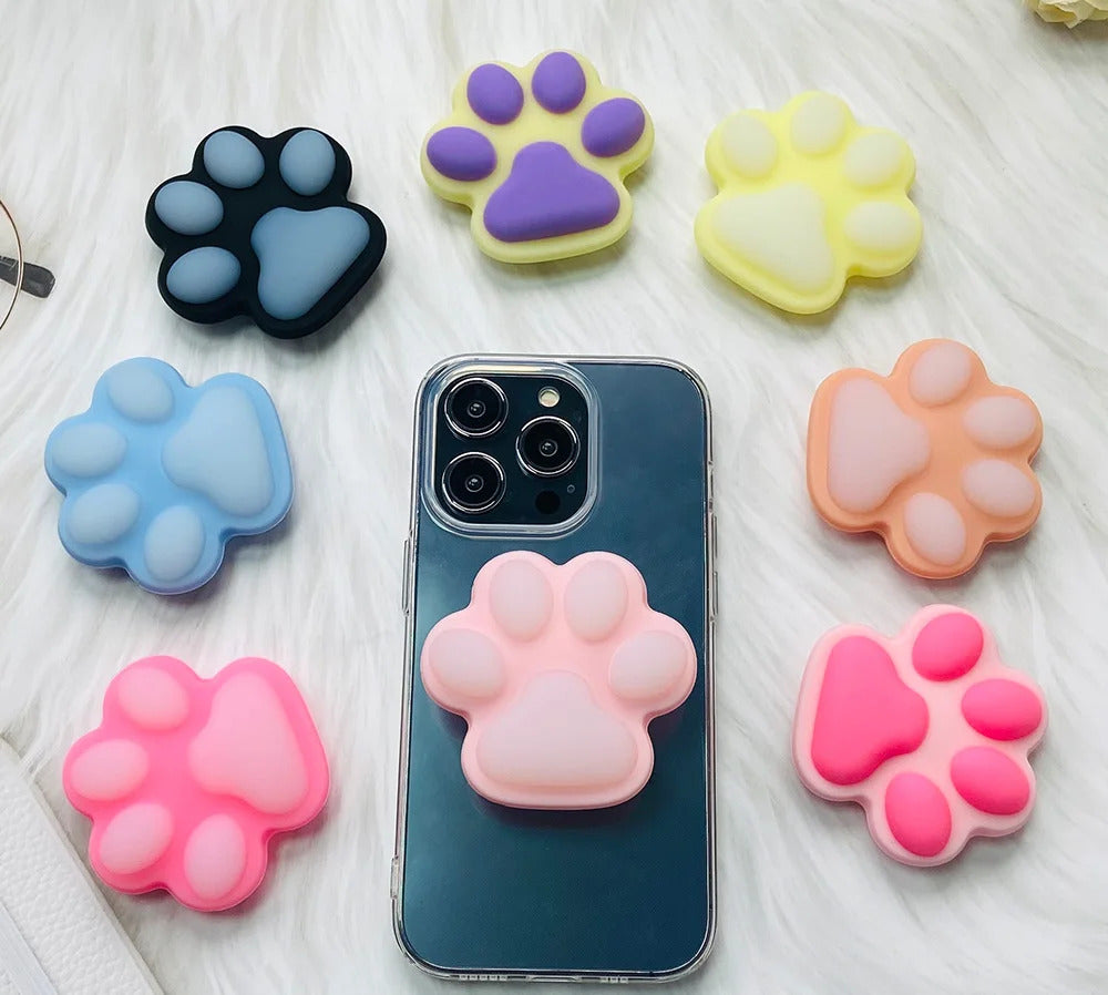 Grippopso Silicone Sockets Griptok Phone Holder Cat's Claw Finger Ring Holder Grip Stand Cellphone Accessories bracket