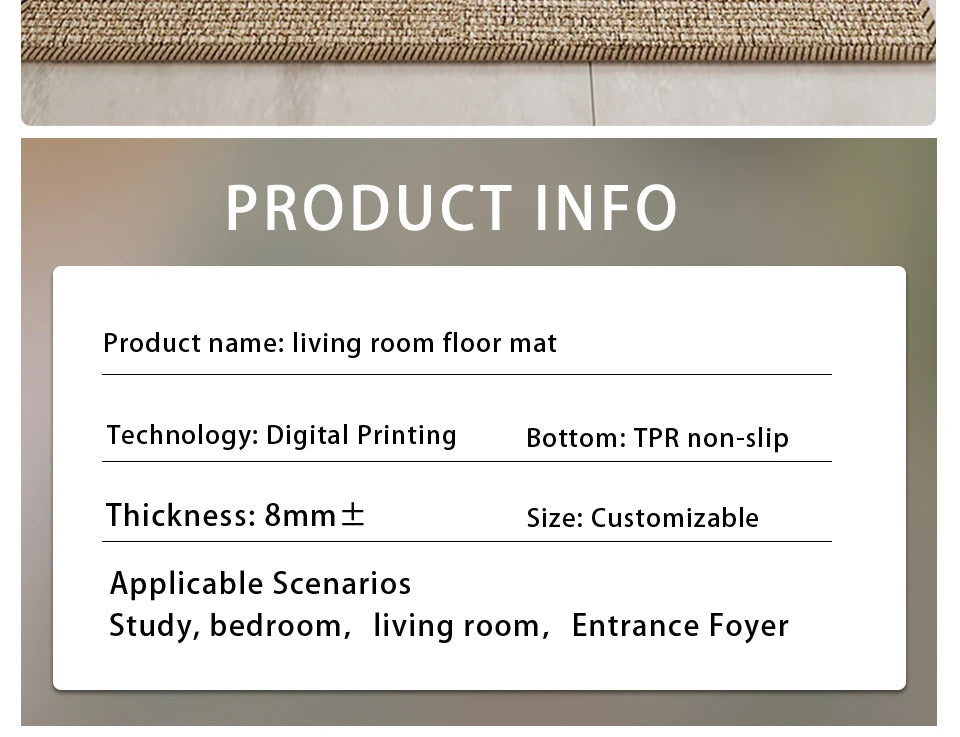 Kitchen Floor Mat Home Decoration Rug Non-slip Carpet Anti-slip Area Rugs Kitchen Foot Mats 주방바닥매트 Alfombra DE Cocina 주방 깔개