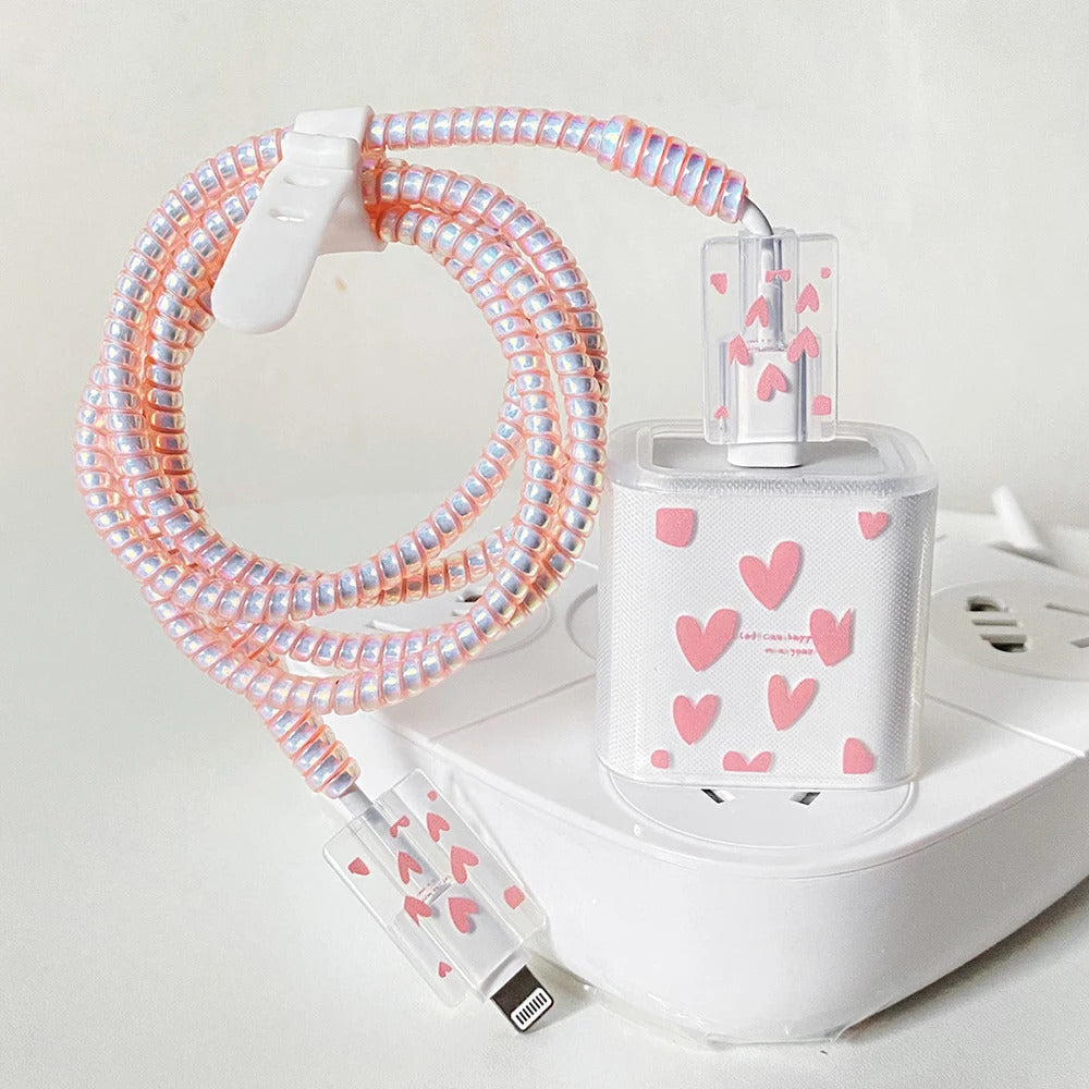 Case For Apple 18/20w Charger Protective Case is Applicable to IPhone 15/14/13/12 Pro Max Data Cable Head Bite Protector Shell