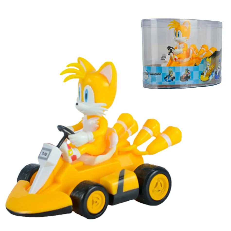 Sonic the Hedgehog Toy Car Kids Gift Birthday Gift Collection Decoration Desktop Decoration