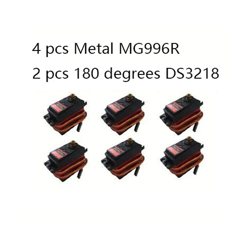 6 DOF Robot Manipulator MG996 Metal Alloy Mechanical Arm Clamp Claw Kit  For Arduino Robot DIY Ki for UNO/ESP32 Programmable