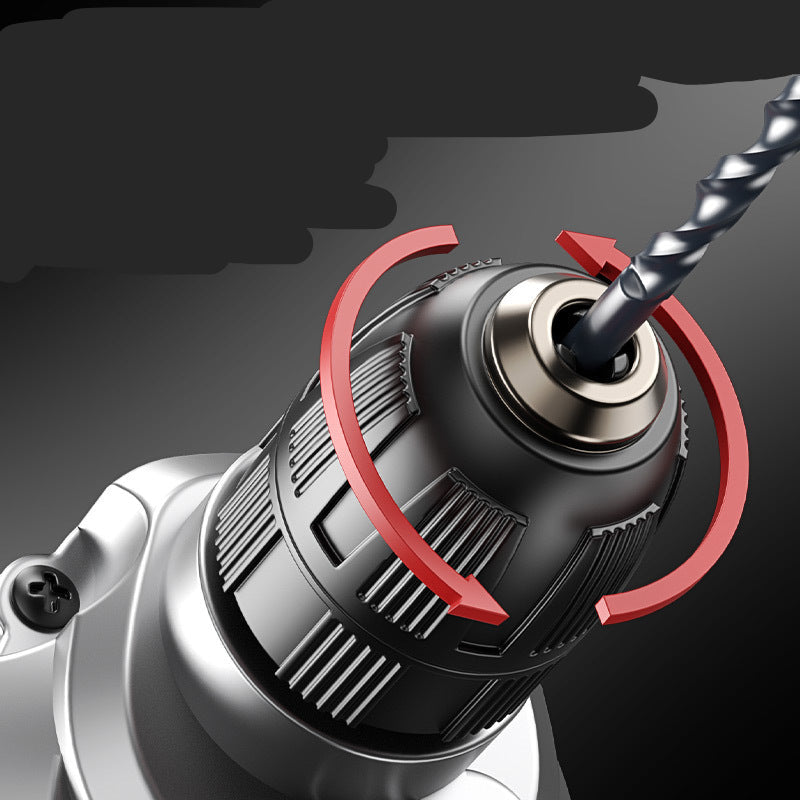 Electric Hand Drill 220V Impact Drill Household Punching Multifunctional Electric Switch Electric Screwdriver Tool Small Pistol Electric Drill