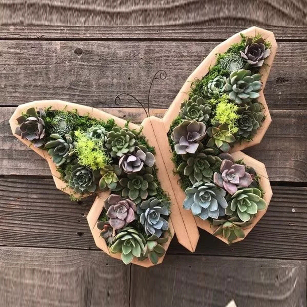 New Animal Succulent Wooden Animal Flowerpot Plant Plant Flowerpot Garden Micro Landscape Pot